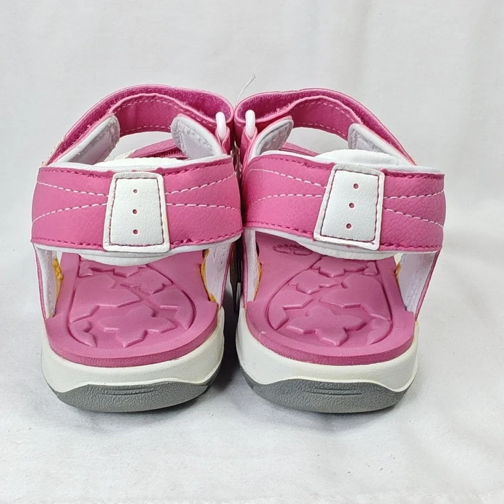 Timberland Mad River 2-Strap Sandals Rose Pink White EU 36 4 Big Kids New in Box